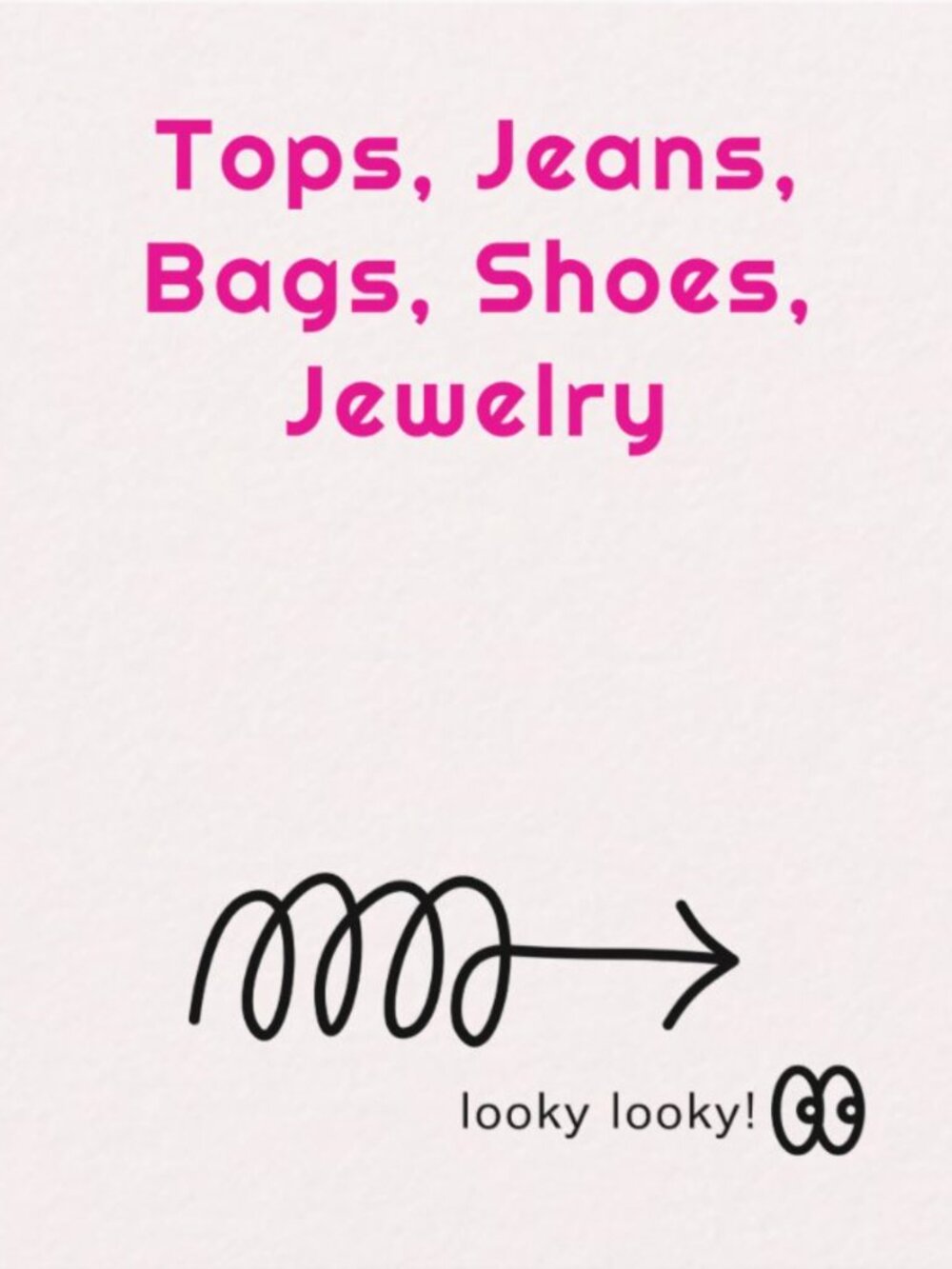 Tops, Sweaters, Jeans, Bags, Shoes, Jewelry